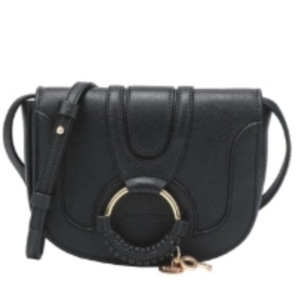 See By Chloe Women Hana Leather Crossbody /Shoulder Bag Black🆕⌚📦🏃💨🚚 - Picture 8 of 16